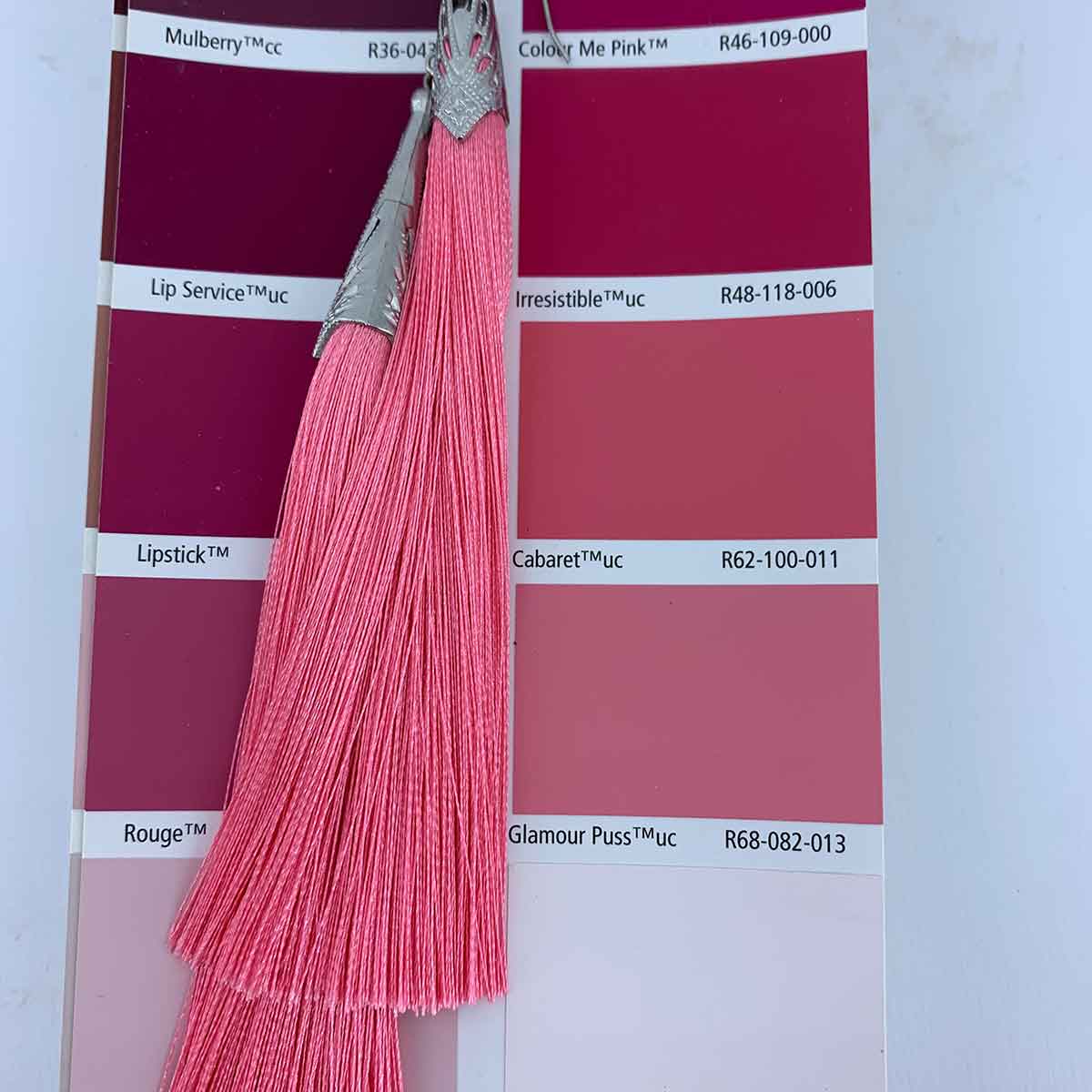 silk tassel earrings for women