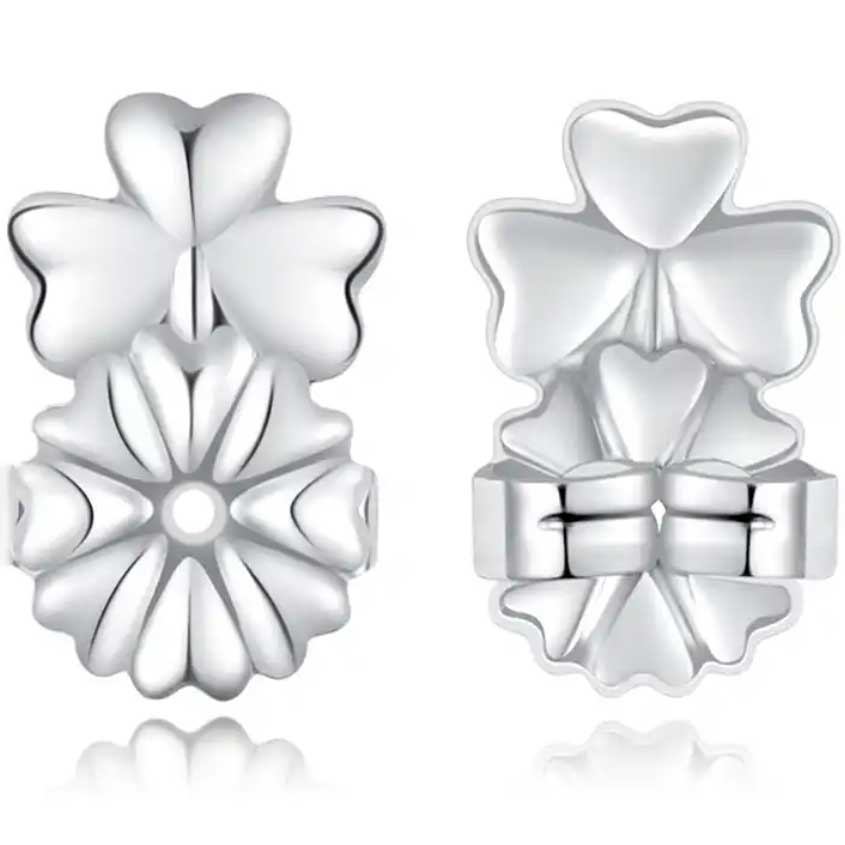 earring back lifters silver