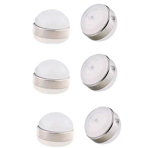 3 pairs silicone hamburger earring backs