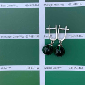 frenelle jewellery earrings green resene