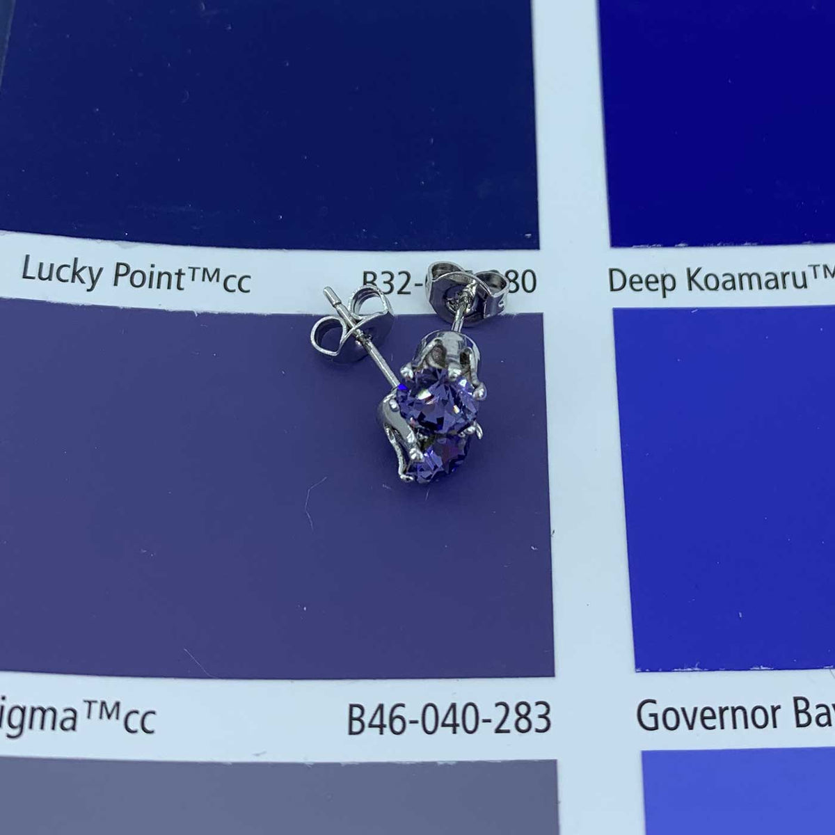 silver stud earrings amethyst jewellery nz