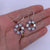 silver amethyst drop earrings