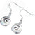 maori koru silver drop earrings nz