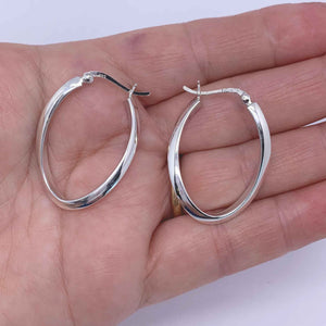 silver hoop earrings jewellery