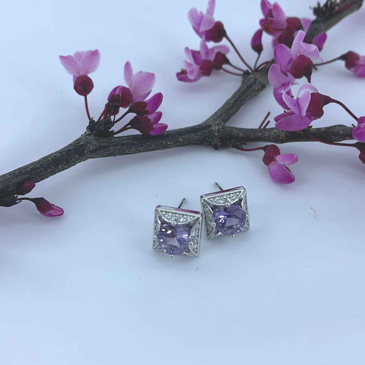 alexandrite stud earrings jewellery women