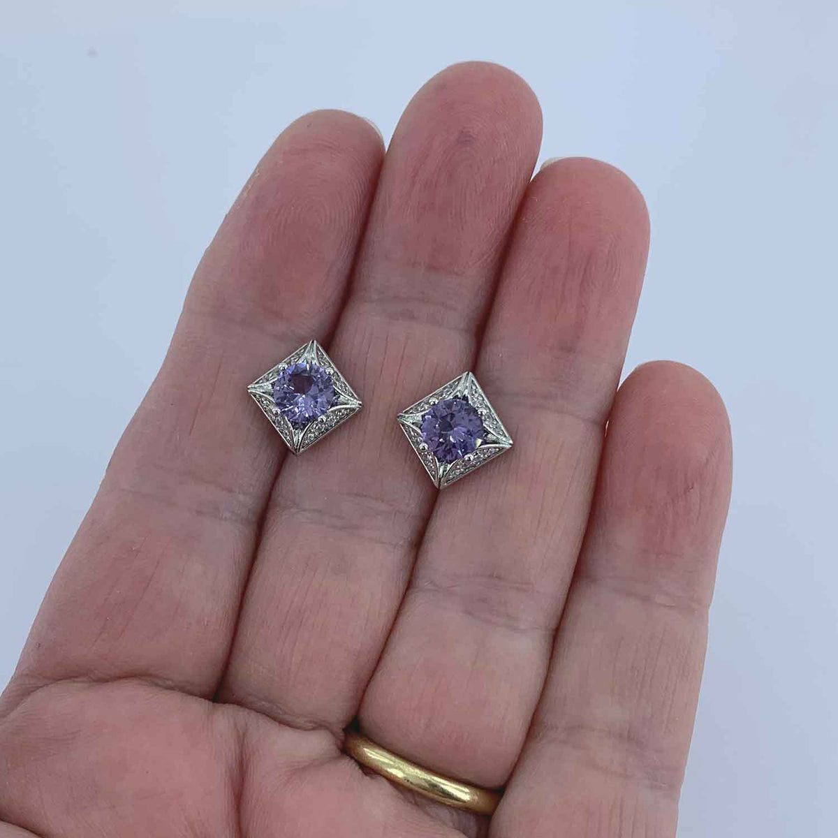 alexandrite stud earrings jewellery women