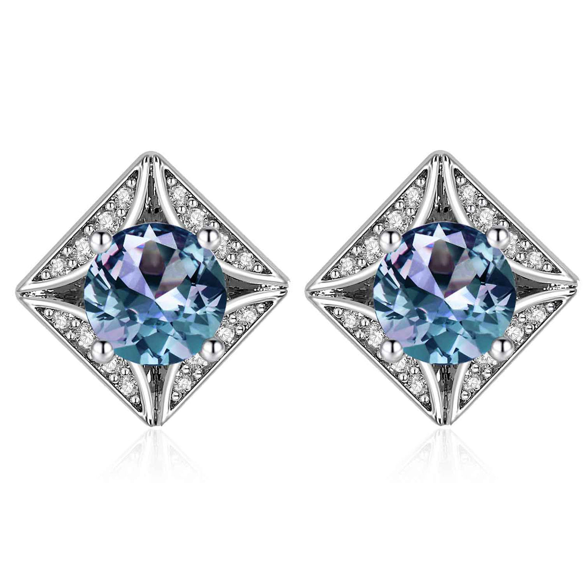 alexandrite stud earrings jewellery women