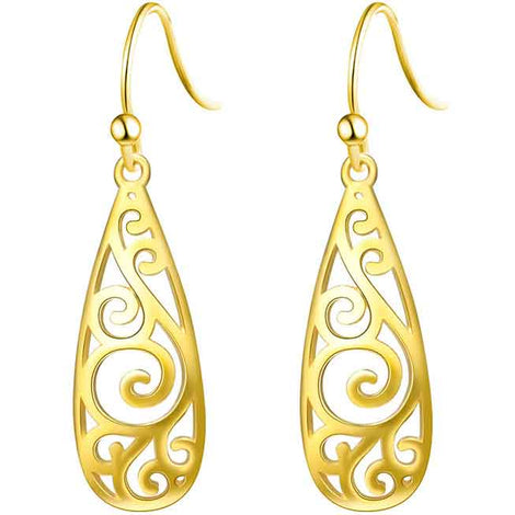 maori koru jewellery earrings gold