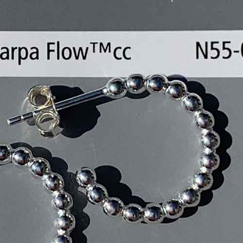 frenelle jewellery earrings silver hoops