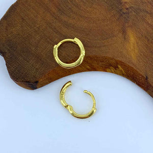gold huggie earring jewellery for women