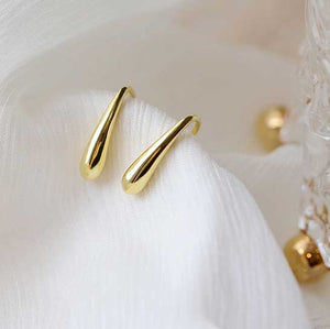 gold teardrop earrings jewellery