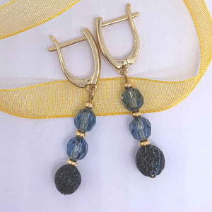 gold dangle drop earrings jewellery women NZ