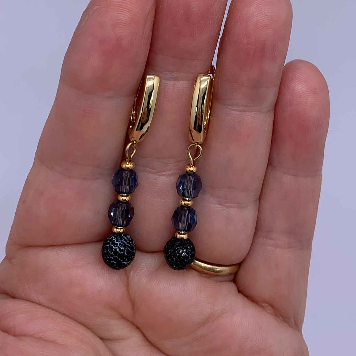 gold dangle drop earrings jewellery women NZ