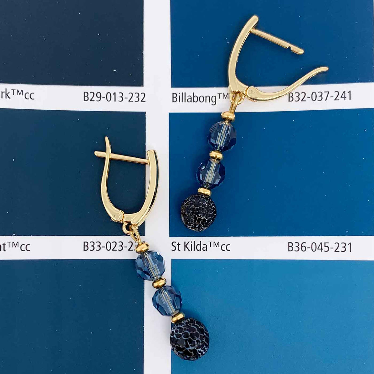 gold dangle drop earrings jewellery women NZ