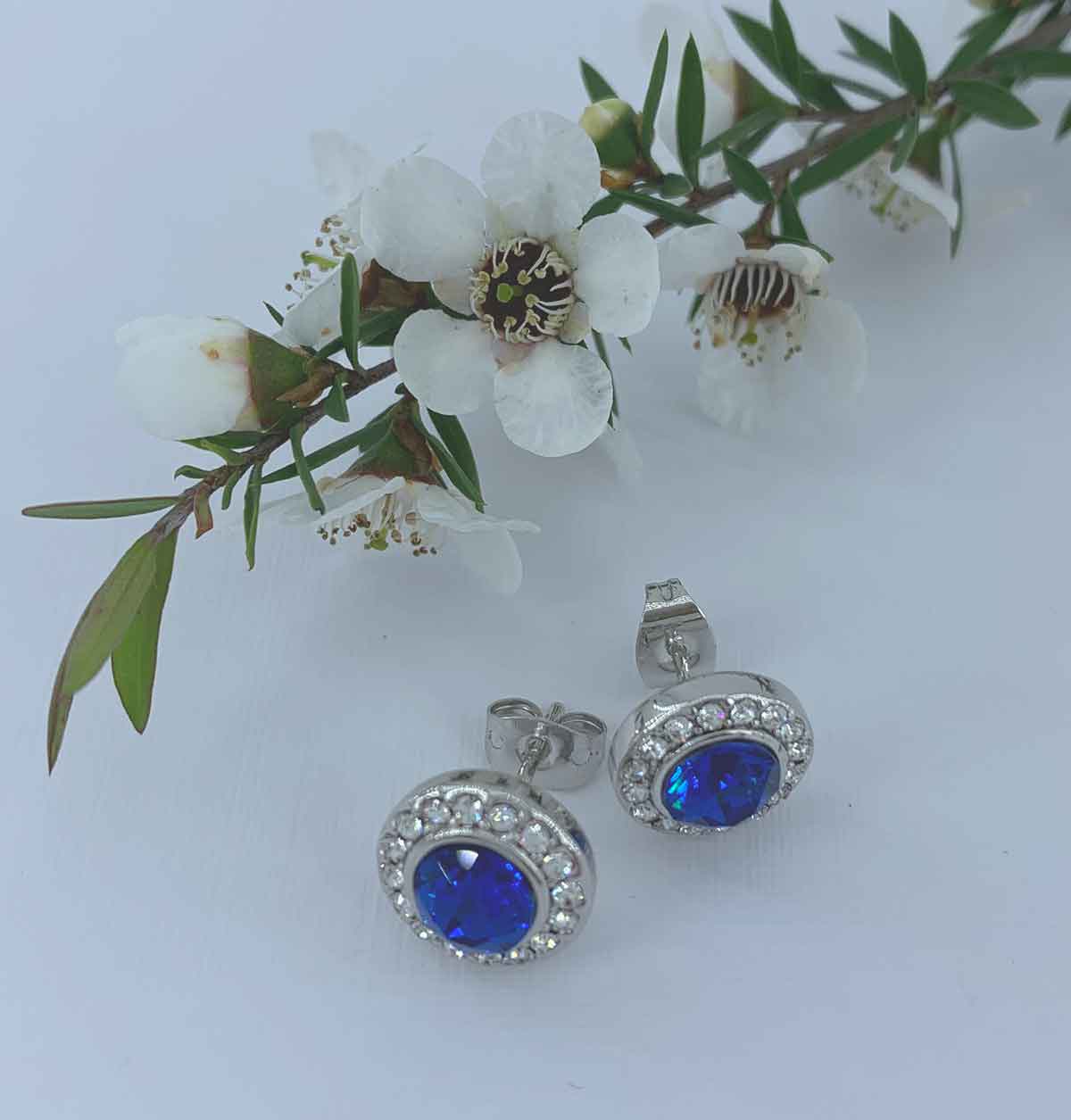 Frenelle Jewellery crystal stud earrings