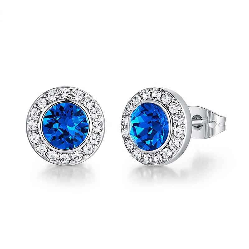 Frenelle Jewellery crystal stud earrings