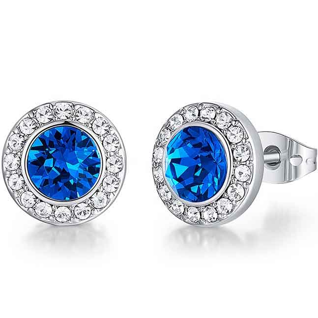 crystal stud earrings jewellery