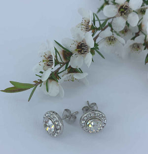 Frenelle Jewellery Crystal stud earrings