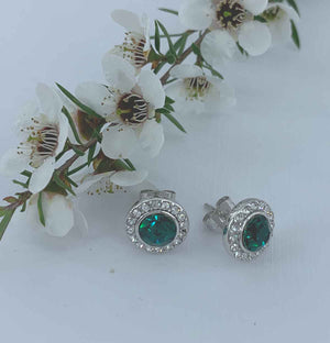 Frenelle Jewellery crystal stud earrings