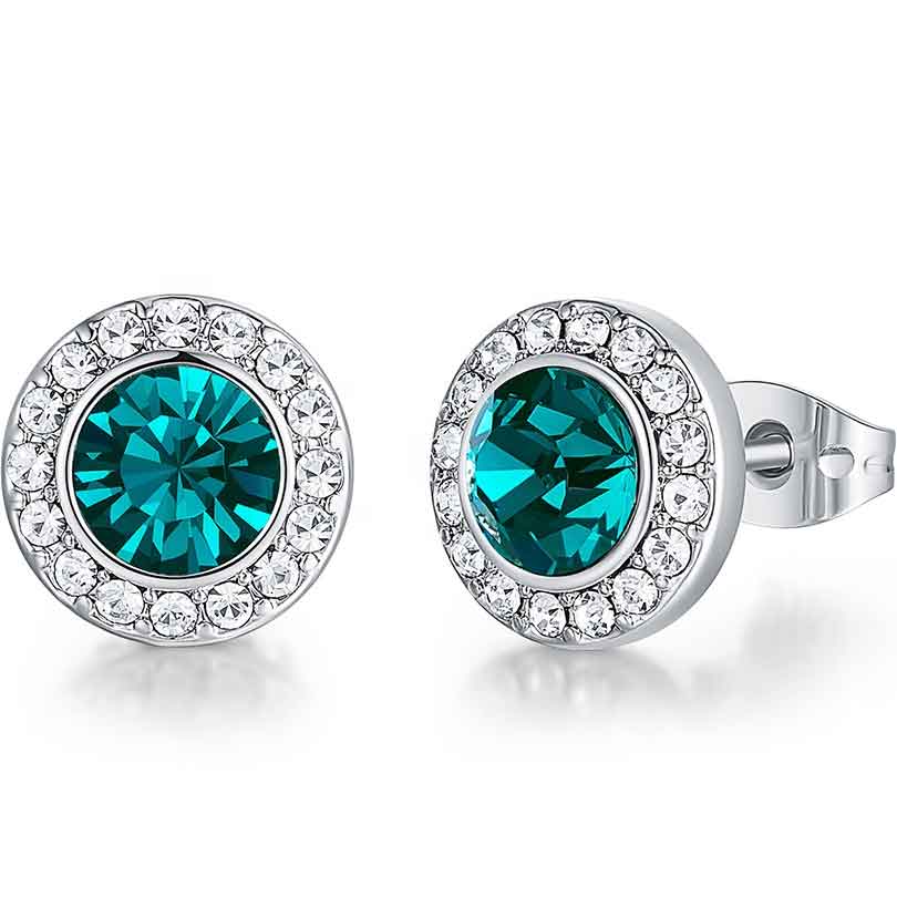 crystal stud earrings jewellery for women
