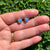 jewellery earrings blue opal
