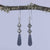 grey crystal drop earrings for women NZ gifts