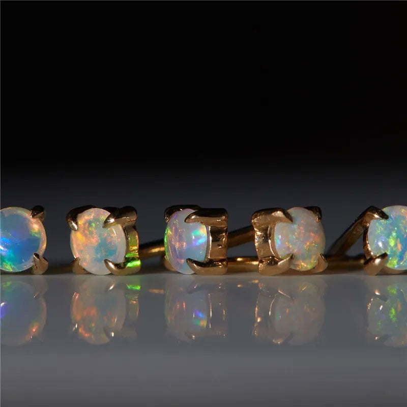 gold opal studs jewellery nz