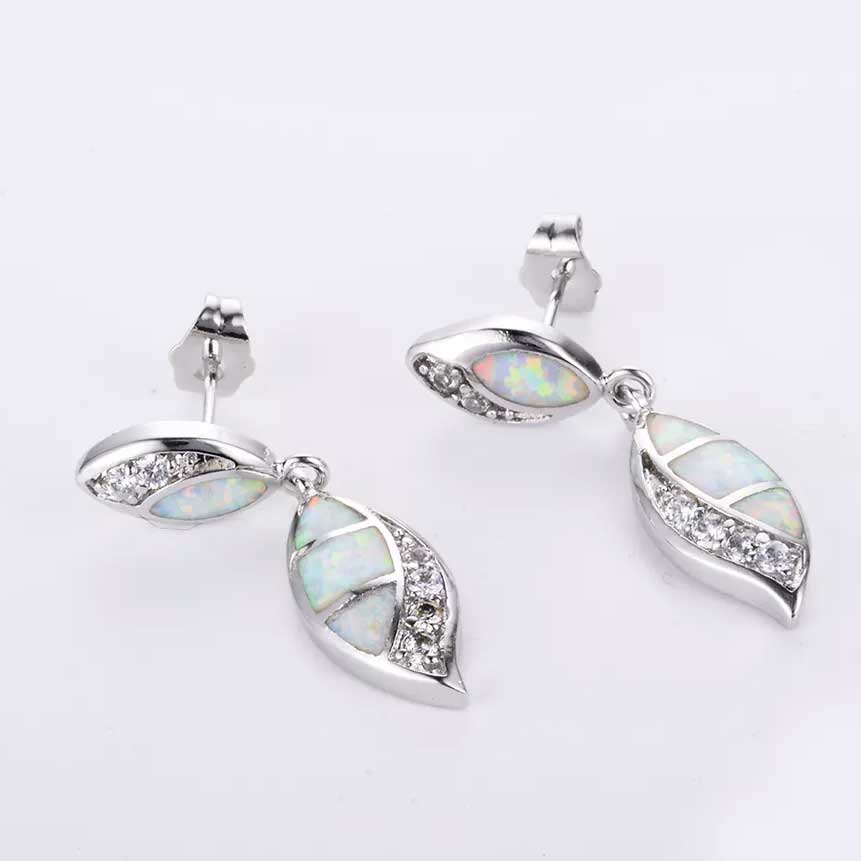 Silver Opal Earrings 