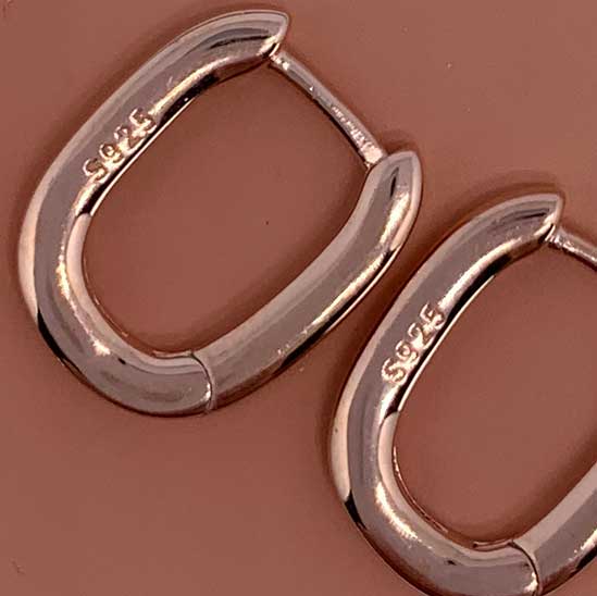 rose gold huggie hoop earrings jewellery for women