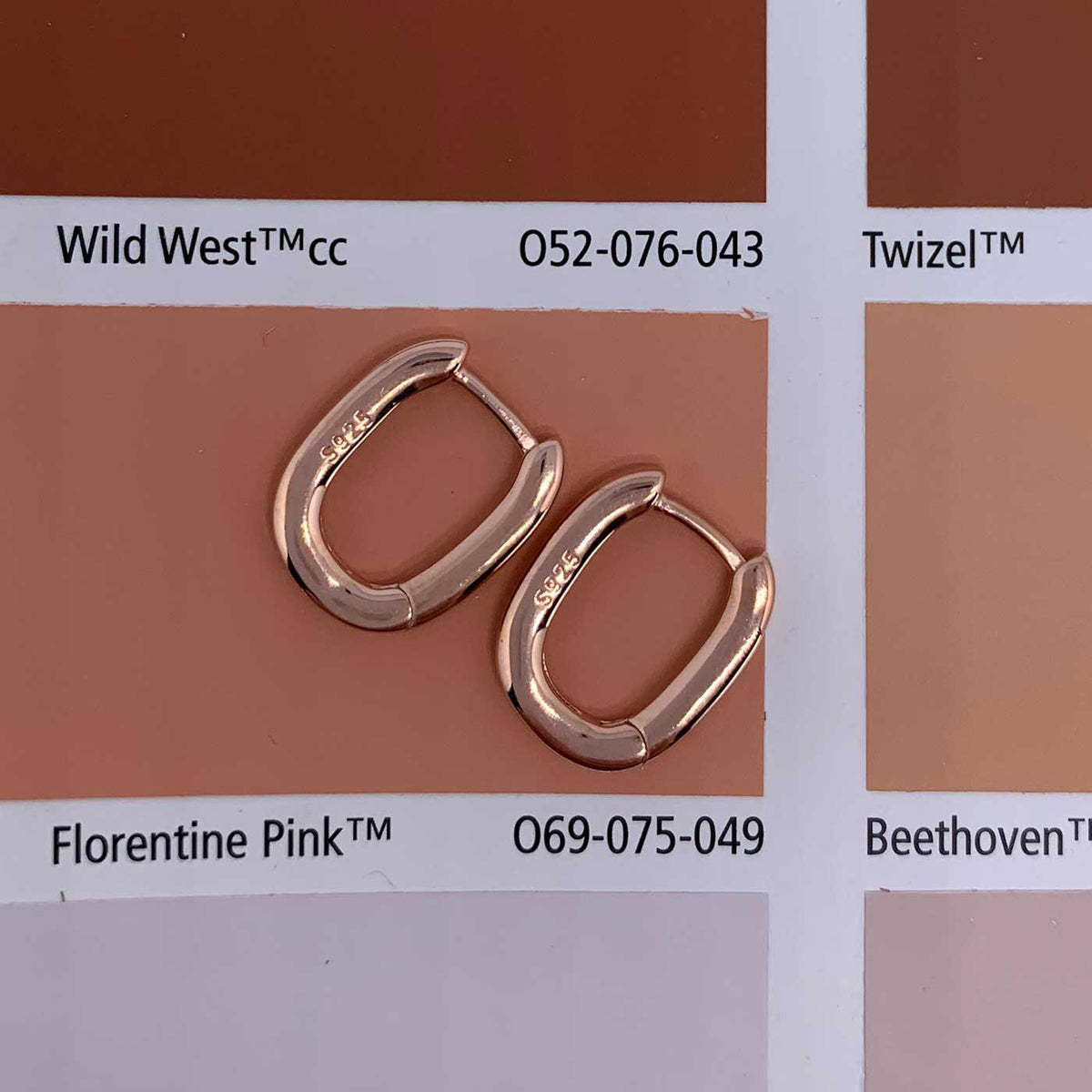 rose gold huggie hoop earrings jewellery for women