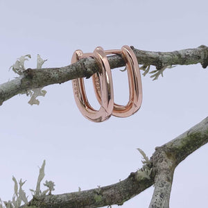 rose gold huggie hoop earrings jewellery for women