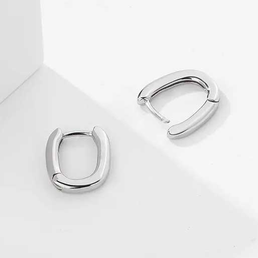 huggie silver hoop earrings jewellery women nz