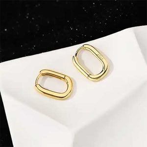 gold huggie earrings jewellery