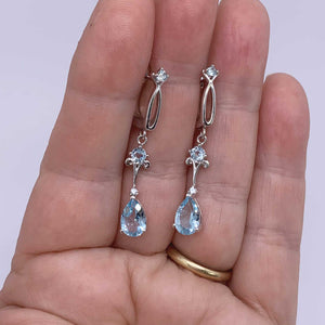 silver sky blue topaz earrings frenelle