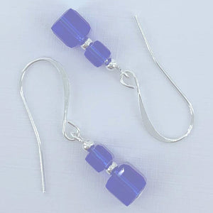 crystal blue drop earrings jewellery
