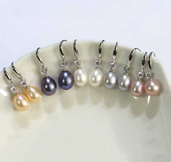frenelle jewellery earrings pearls silver crystal black