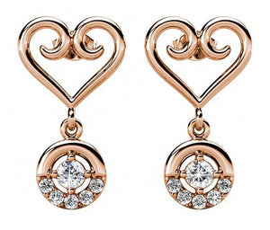 rose gold jewellery set premium crystal for women