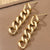 gold chain dangle earrings