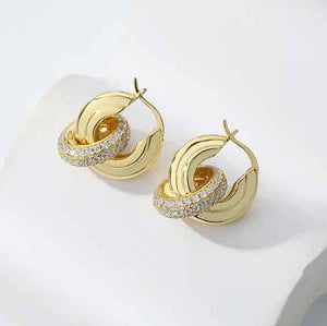 gold hoop earrings jewellery women nz