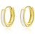 gold huggie hoop earrings jewellery nz