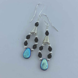 925 Sterling Silver dangle earrings "Janina"