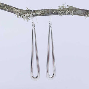 solid silver drop earrings jewellery women nz