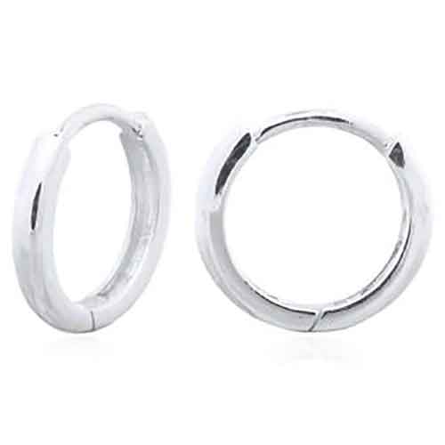 silver hoop earrings for women jewellery