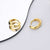 gold huggie hoop earrings jewellery women