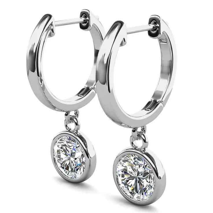 1 Carat Moissanite Earrings - Temu