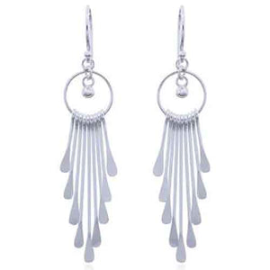 silver dangle earrings jewellery women nz