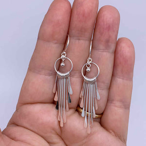 silver dangle earrings jewellery women nz