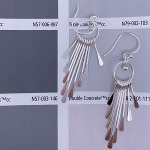 silver dangle earrings jewellery women nz