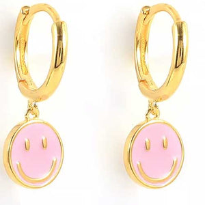 earring gift for young girl pink huggie
