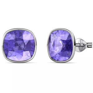 purple stud earrings jewellery